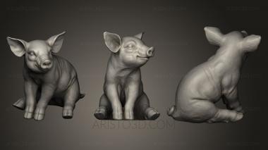 Animal figurines (STKJ_0438) 3D model for CNC machine
